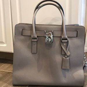 Michael Kors Hamilton Large Leather Satchel